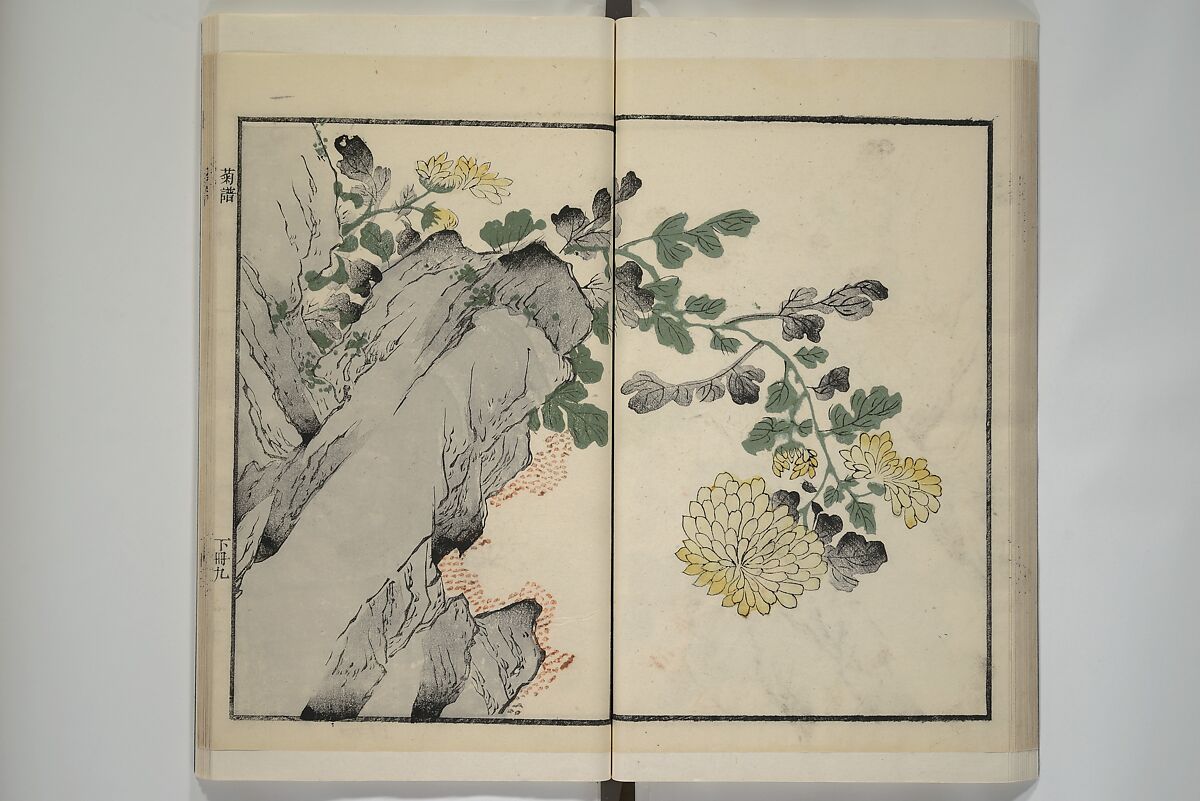 Part 2 from The Mustard Seed Garden Painting Manual (3rd Chinese edition)  芥子園畫傳, Wang Gai 王槩 (Chinese, 1645–1710), Set of four woodblock printed books; ink and color on paper, China