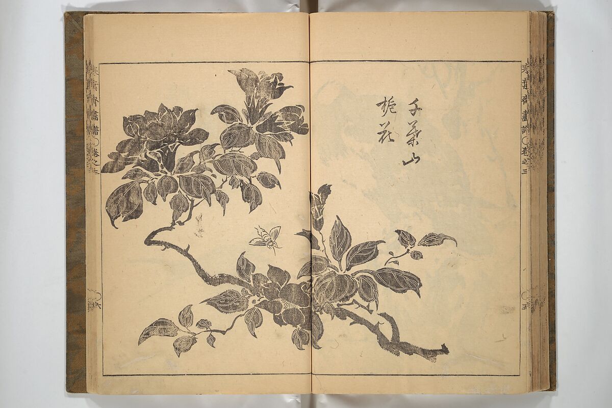 Kan'yōsai Picture Album (Kan'yōsai gafu) 寒葉斎画譜, Kan'yōsai 寒葉斎 (Tatebe Ayatari 建部綾足) (Japanese, 1719–1774), Set of three woodblock printed books; ink on paper, Japan