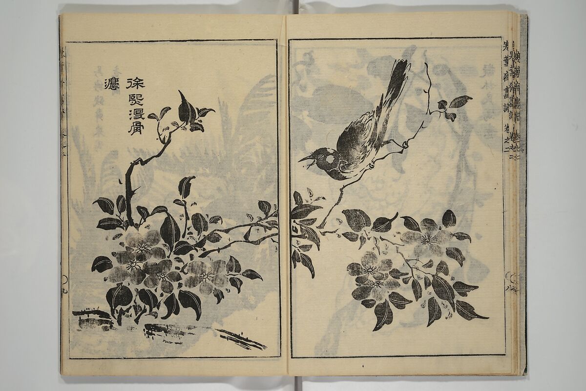 Kan'yōsai Picture Album (Kan'yōsai gafu) 寒葉斎画譜, Kan'yōsai 寒葉斎 (Tatebe Ayatari 建部綾足) (Japanese, 1719–1774), Set of five woodblock printed books; ink on paper, Japan