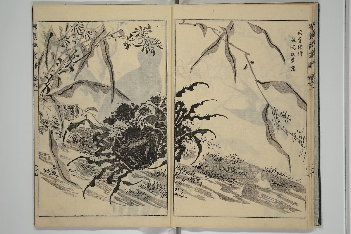 Kan'yōsai Picture Album (Kan'yōsai gafu) 寒葉斎画譜, Kan'yōsai 寒葉斎 (Tatebe Ayatari 建部綾足) (Japanese, 1719–1774), Set of five woodblock printed books; ink on paper, Japan