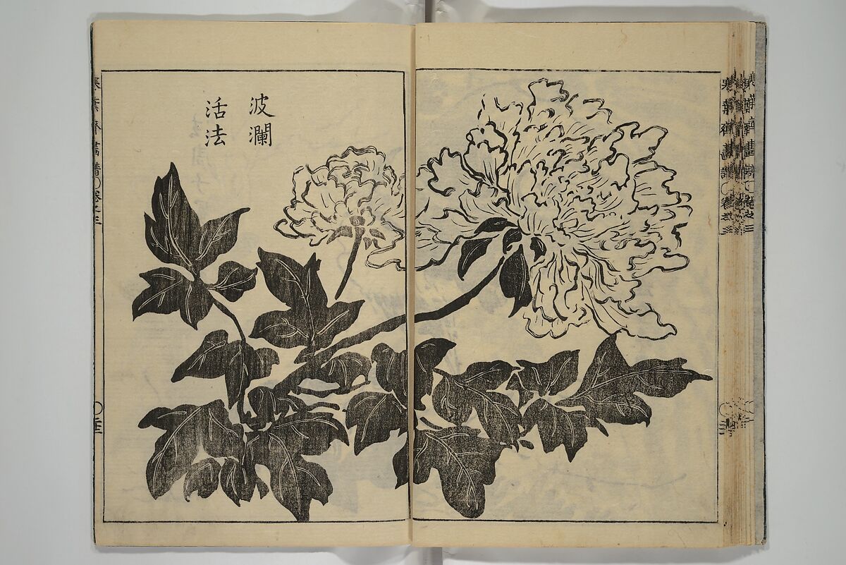 Kan'yōsai Picture Album (Kan'yōsai gafu) 寒葉斎画譜, Kan'yōsai 寒葉斎 (Tatebe Ayatari 建部綾足) (Japanese, 1719–1774), Set of five woodblock printed books; ink on paper, Japan