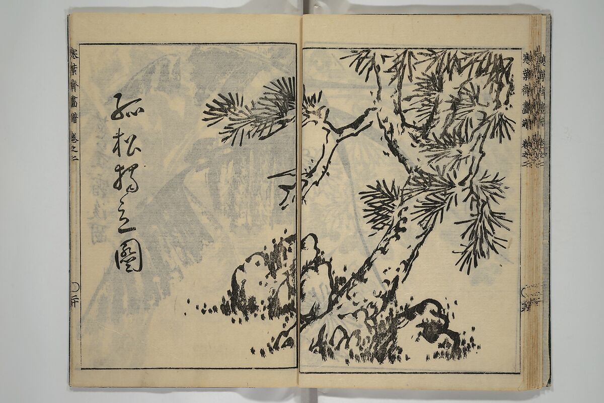 Kan'yōsai Picture Album (Kan'yōsai gafu) 寒葉斎画譜, Kan'yōsai 寒葉斎 (Tatebe Ayatari 建部綾足) (Japanese, 1719–1774), Set of five woodblock printed books; ink on paper, Japan