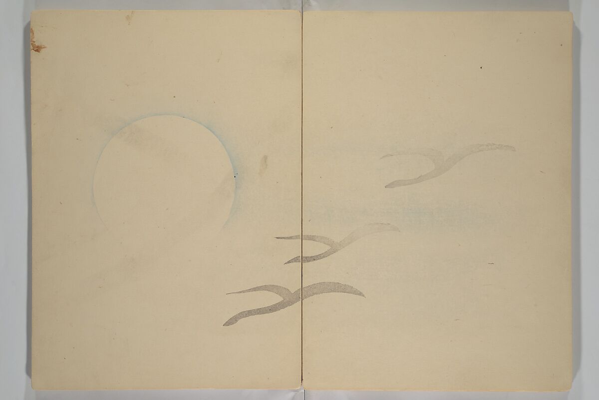 Kinkadō's Album of Drawings by Keibun (Keibun Kinka chō) 景文錦華帖, Matsumura Keibun 松村景文 (Japanese, 1779–1843), Woodblock printed book (orihon, accordion-style); ink and color on paper, Japan