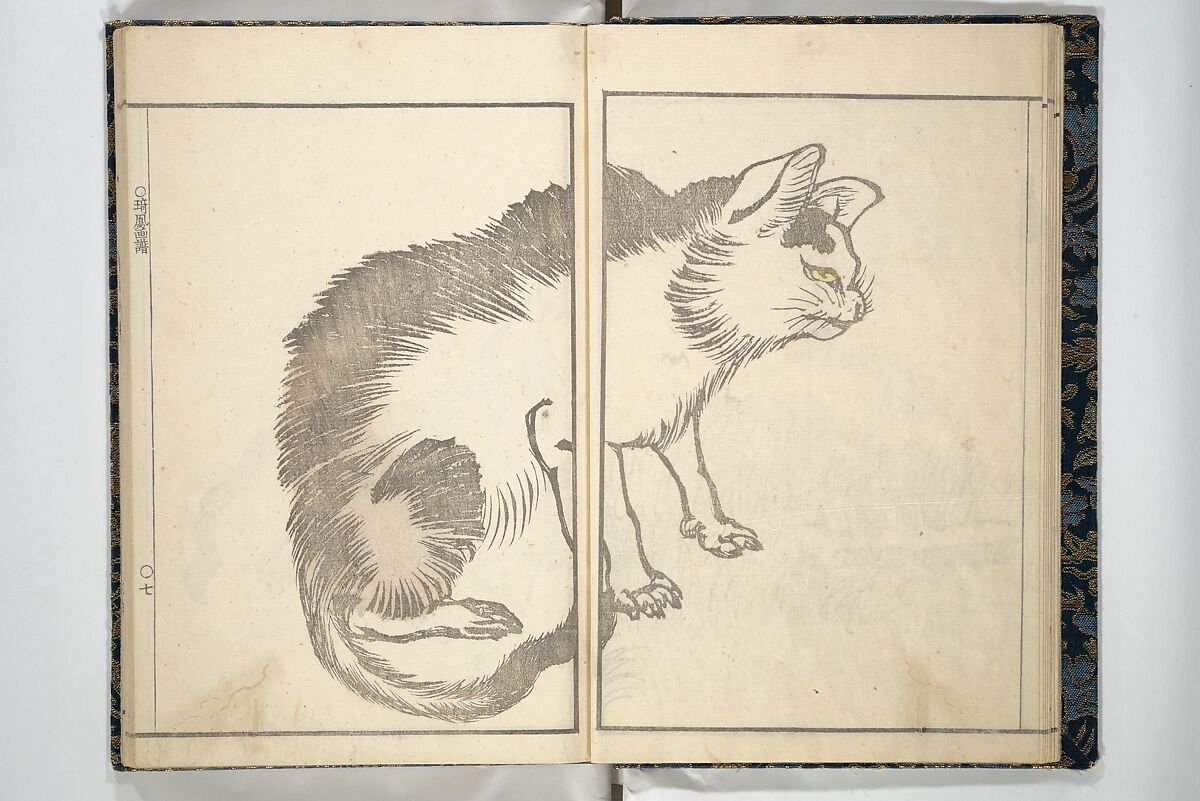 Kihō Picture Album (Kihō gafu) 埼鳳画譜, Kawamura Kihō 河村琦鳳 (Japanese, 1778–1852), Woodblock printed book; ink and color on paper, Japan