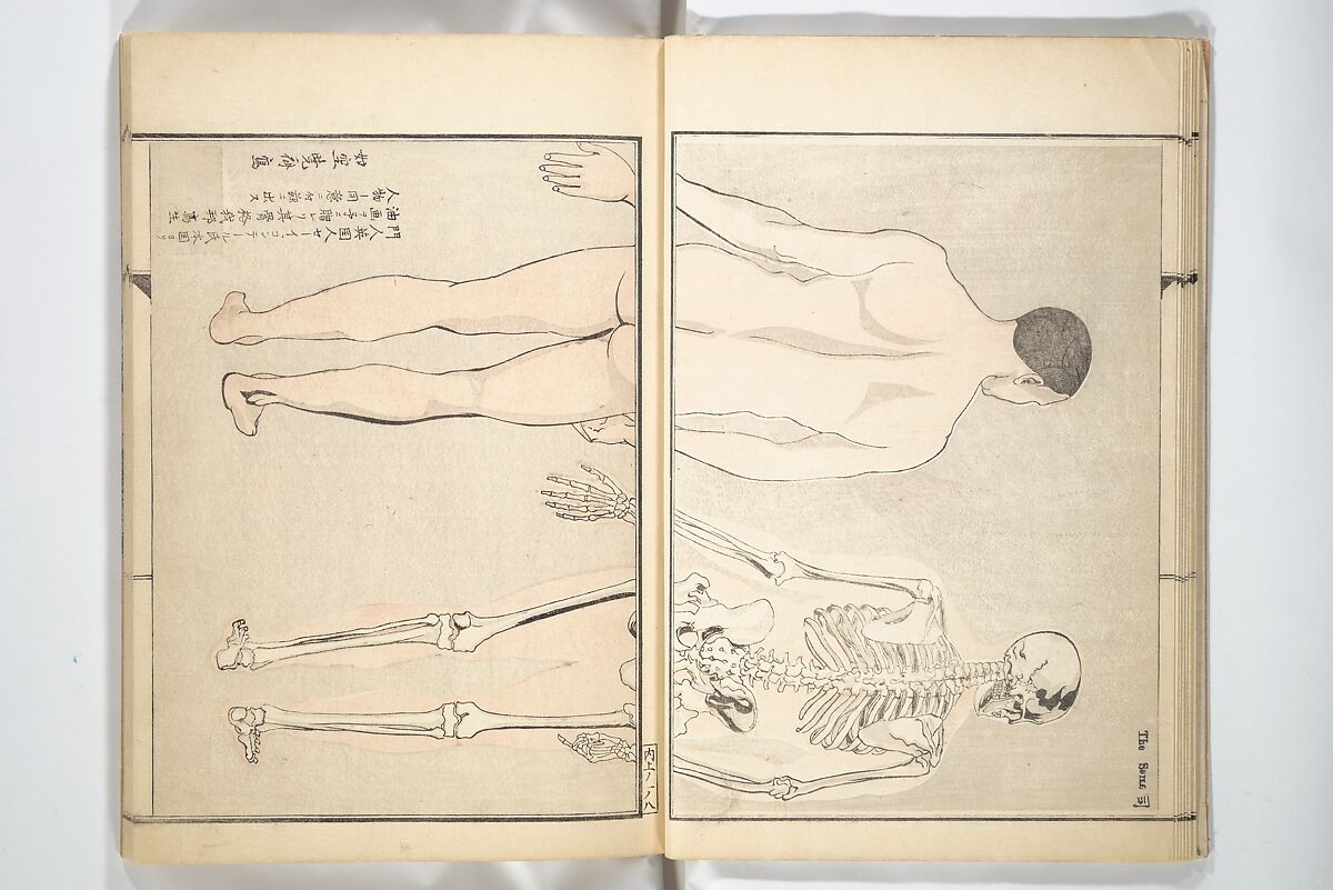 Kyōsai’s Treatise on Painting (Kyōsai gadan) 暁斎画談, Kawanabe Kyōsai 河鍋暁斎 (Japanese, 1831–1889), Set of four woodblock printed books; ink and color on paper, Japan