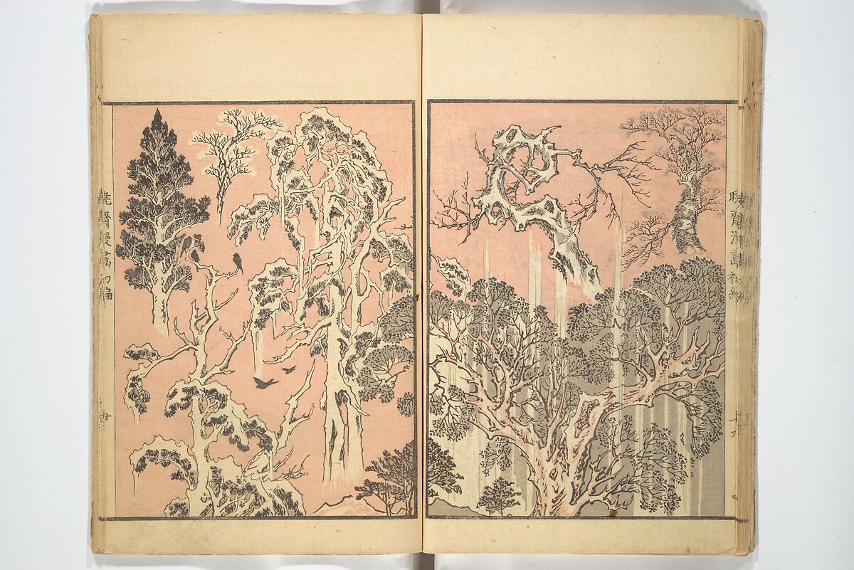 Kyōsai Sketchbook (Kyōsai manga) 暁斎漫画, Kawanabe Kyōsai 河鍋暁斎 (Japanese, 1831–1889), Woodblock printed book; ink and color on paper, Japan