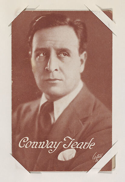 Conway Tearle from Movie Stars Exhibit Cards series (W401), Commercial color photolithograph 