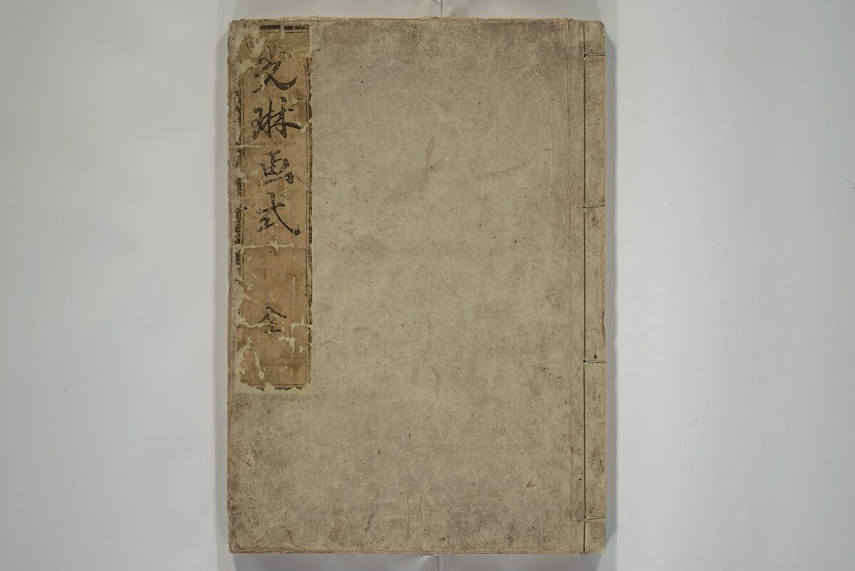 Kōrin's painting style (Kōrin gashiki) 光琳画式, Aikawa Minwa 合川珉和 (Japanese, active 1806–1821), Woodblock printed book; ink and color on paper, Japan