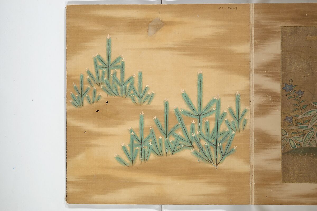 Album of Birds and Flowers and Other Subjects, Attributed to Tosa Mitsunari 土佐光成 (Japanese, 1646–1710), Accordion album; ink and color on silk, Japan