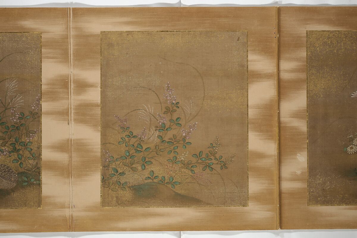 Album of Birds and Flowers and Other Subjects, Attributed to Tosa Mitsunari 土佐光成 (Japanese, 1646–1710), Accordion album; ink and color on silk, Japan