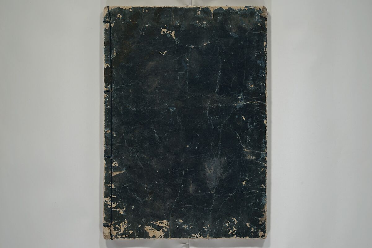 The Cicada Stream (Semi no Ogawa)  蝉小川, After Hasegawa Myōtei 長谷川妙躰 (Japanese, active late 17th century), Set of three woodblock printed books; ink on paper, Japan