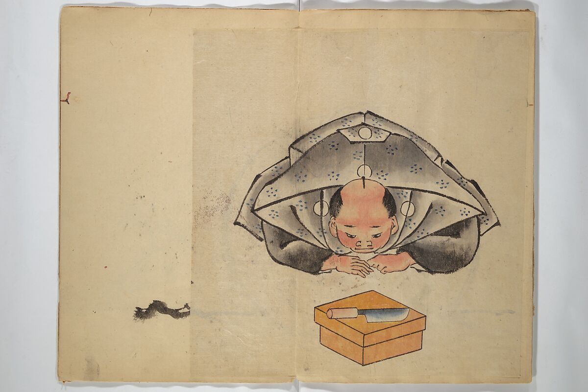 A Picture Book of Practice Sketches (Keiko ehon) 稽古絵本, Rinsai Ōkubo 林斎大久保 (Japanese, 19th century), Bound volume of drawings; ink and color on paper, Japan