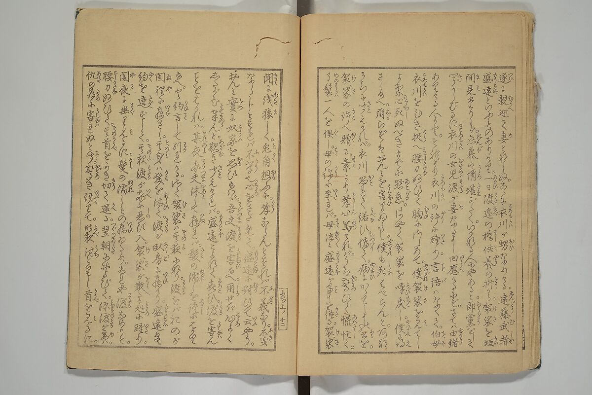 Picture Book of the Wisteria Trousers (Ehon fujibakama)  絵本ふちはかま; えほんふじばかま, Yanagawa Shigenobu 柳川重信 (Japanese, 1787–1832), Set of two woodblock printed books; ink and color on paper, Japan