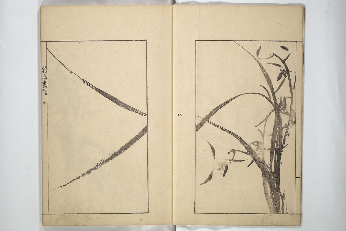 Sō Shiseki Picture Album (Sō Shiseki gafu)  宋紫石画譜, Sō Shiseki 宋紫石 (Japanese, 1715–1786), Set of three woodblock printed books; ink, color, and hand-coloring (vol. 2) on paper, Japan