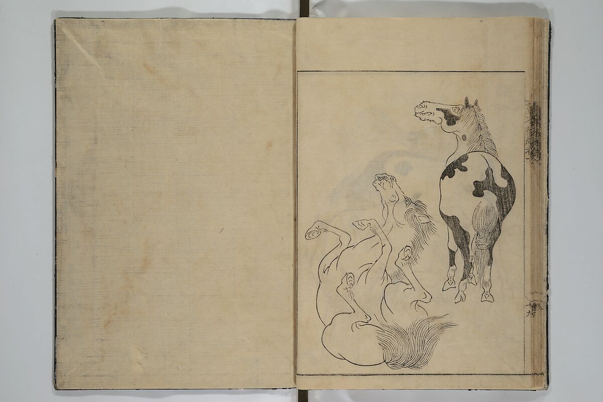 A Garden of Celebrated Japanese and Chinese Paintings (Wakan meigaen} 和漢名画苑, Ooka Shunboku 大岡春卜 (1680–1763), Set of six woodblock-printed books bound as one, with additional volume; ink on paper, Japan