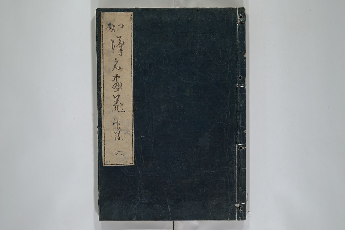 A Garden of Celebrated Japanese and Chinese Paintings (Wakan meigaen} 和漢名画苑, Ooka Shunboku 大岡春卜 (1680–1763), Set of six woodblock-printed books bound as one, with additional volume; ink on paper, Japan