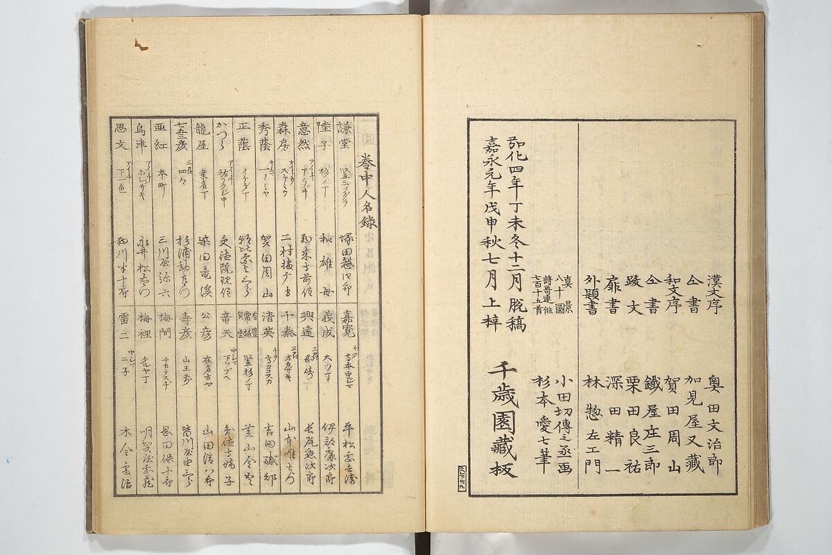 Famous Places in Owari (Meiku shōkei shohen ) 名区小景　初編之下, Katsukawa Shunkō 勝川春好 (Japanese, 1743–1812), Set of four woodblock printed books; ink and color on paper, Japan