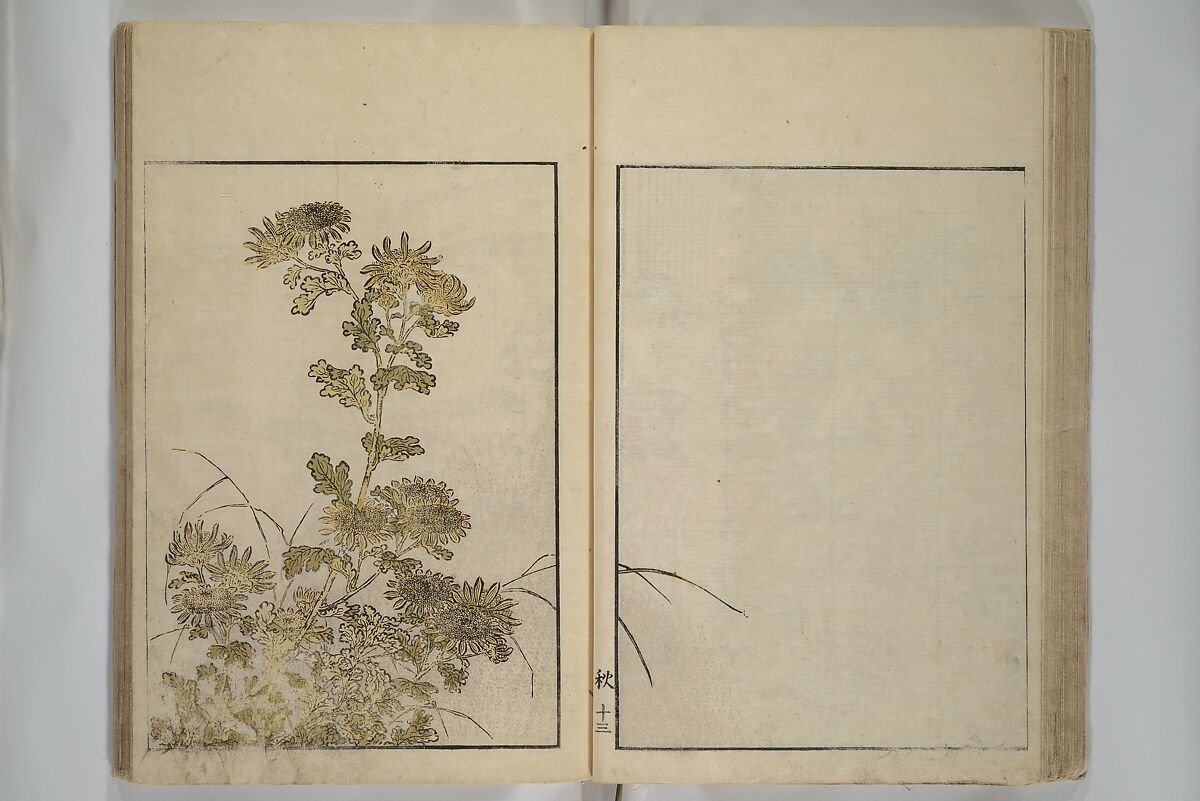 Mirror of Yoshiwara Beauties (Seirō bijin awase sugata kagami) 青楼美人合姿鏡, Katsukawa Shunshō　勝川春章 (Japanese, 1726–1792), Woodblock printed book; ink, color, and mica on paper, Japan