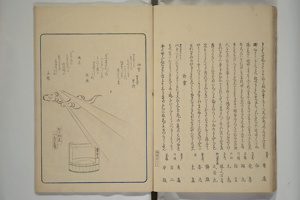 Famous Products of Ryūkō (Ryūkō meibutsu shi) 柳巷名物誌, Kabocha Sōen 加保茶 宗園 (Japanese, 1777–1846), Woodblock printed book; ink and color on paper, Japan