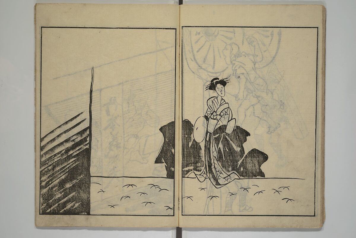 People of Yamato (Japan) Picture Album (Yamato jinbutsu gafu) 倭人物画譜, Yamaguchi Soken 山口素絢 (Japanese, 1759–1818), Set of three woodblock printed books; ink on paper, Japan