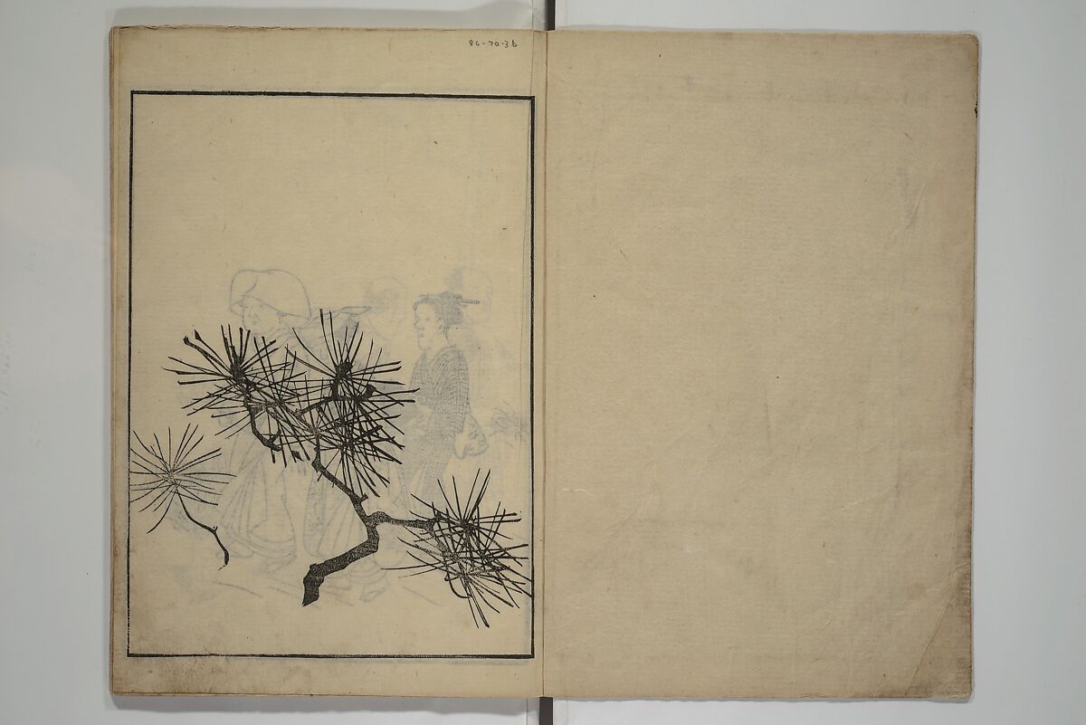 People of Yamato (Japan) Picture Album (Yamato jinbutsu gafu) 倭人物画譜, Yamaguchi Soken 山口素絢 (Japanese, 1759–1818), Set of three woodblock printed books; ink on paper, Japan