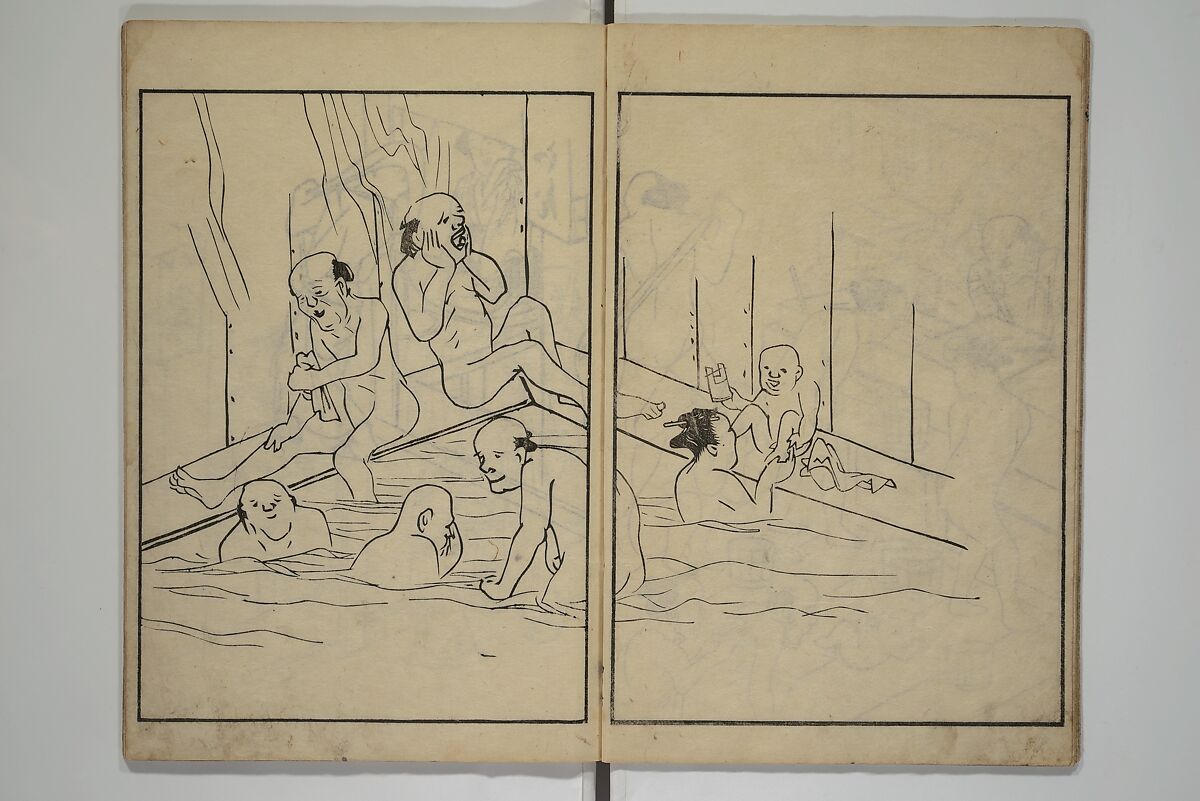 People of Yamato (Japan) Picture Album (Yamato jinbutsu gafu) 倭人物画譜, Yamaguchi Soken 山口素絢 (Japanese, 1759–1818), Set of three woodblock printed books; ink on paper, Japan