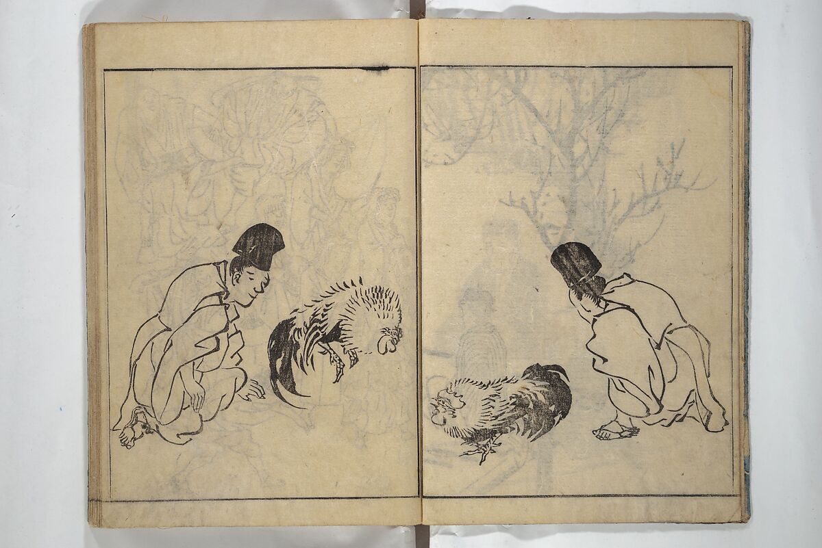 People of Yamato (Japan) Picture Album (Yamato jinbutsu gafu) Second series 倭人物画譜 後編, Yamaguchi Soken 山口素絢 (Japanese, 1759–1818), Woodblock printed book; ink on paper, Japan