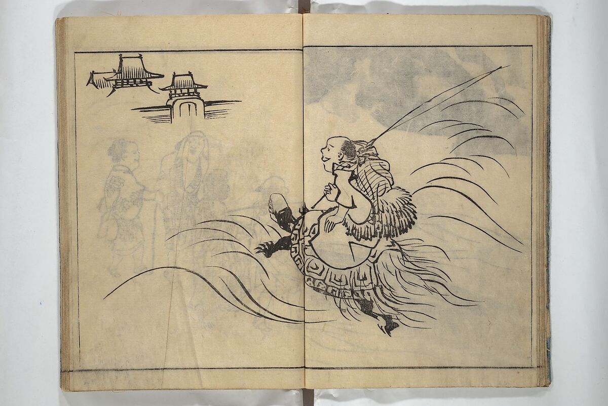 People of Yamato (Japan) Picture Album (Yamato jinbutsu gafu) Second series 倭人物画譜 後編, Yamaguchi Soken 山口素絢 (Japanese, 1759–1818), Woodblock printed book; ink on paper, Japan