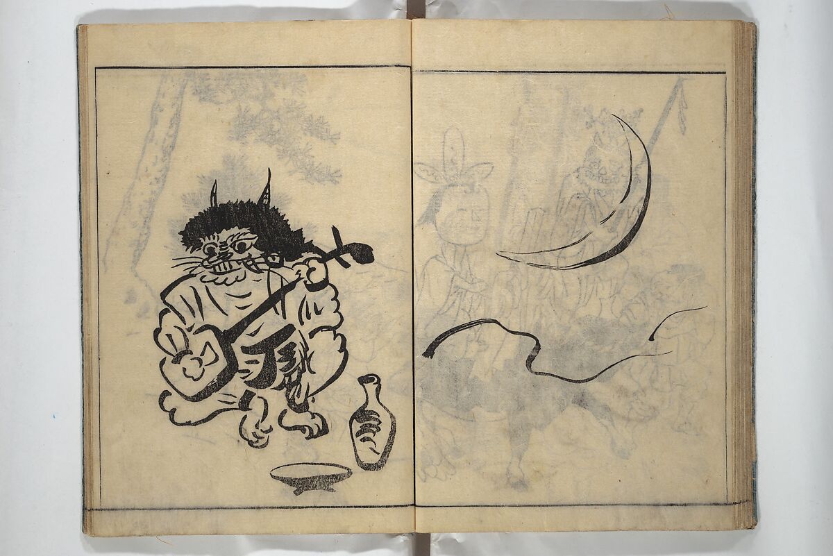 People of Yamato (Japan) Picture Album (Yamato jinbutsu gafu) Second series 倭人物画譜 後編, Yamaguchi Soken 山口素絢 (Japanese, 1759–1818), Woodblock printed book; ink on paper, Japan