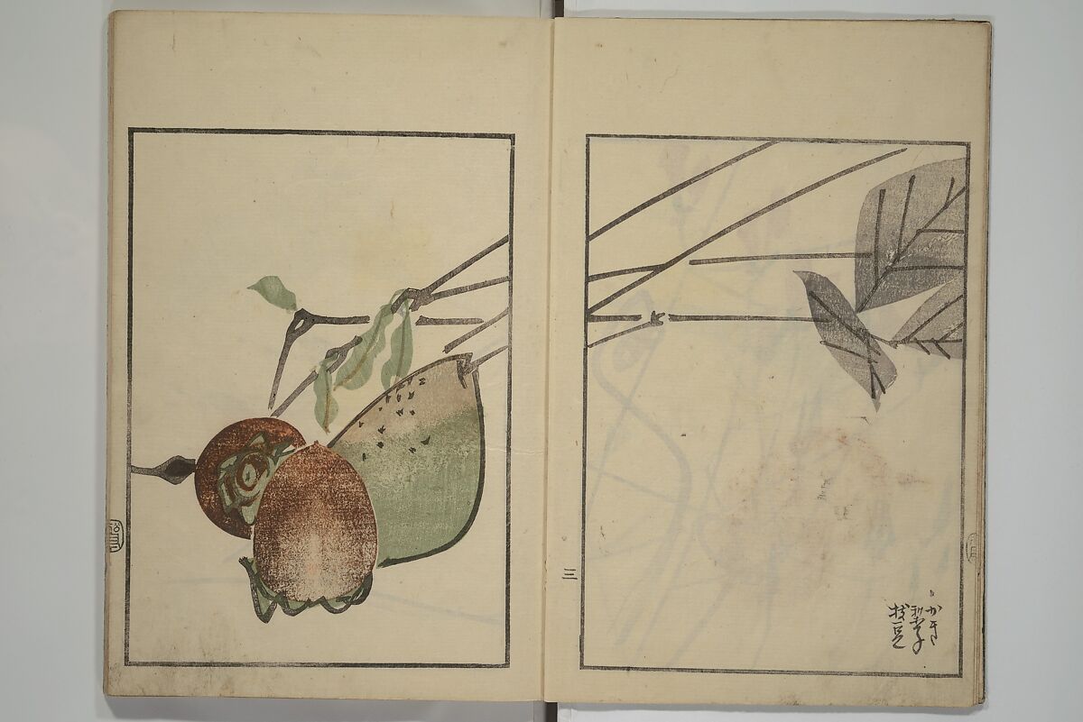 Suiseki Picture Album (Suiseki gafu nihen), Second Series 水石画譜 二編, Satō Suiseki 佐藤水石 (Japanese, active 1806–40), Woodblock printed book; ink and color on paper, Japan
