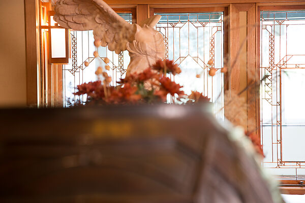 Living Room from the Francis W. Little House: Windows and paneling, Frank Lloyd Wright (American, Richland Center, Wisconsin 1867–1959 Phoenix, Arizona), Oak, leaded glass, American