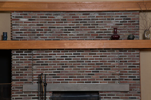 Living Room from the Francis W. Little House: Windows and paneling, Frank Lloyd Wright (American, Richland Center, Wisconsin 1867–1959 Phoenix, Arizona), Oak, leaded glass, American