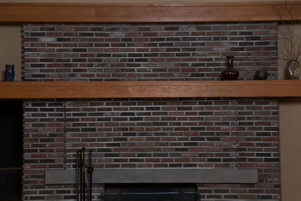 Living Room from the Francis W. Little House: Windows and paneling, Frank Lloyd Wright (American, Richland Center, Wisconsin 1867–1959 Phoenix, Arizona), Oak, leaded glass, American