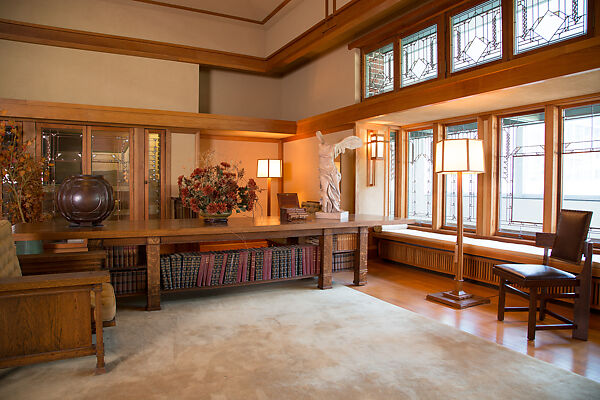 Frank Lloyd Wright - Living Room from the Francis W. Little House