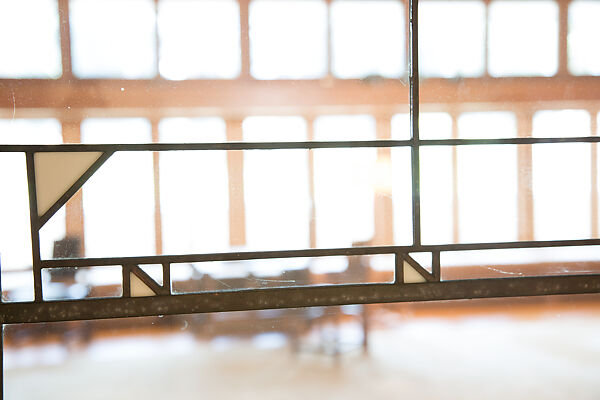 Living Room from the Francis W. Little House: Windows and paneling, Frank Lloyd Wright (American, Richland Center, Wisconsin 1867–1959 Phoenix, Arizona), Oak, leaded glass, American