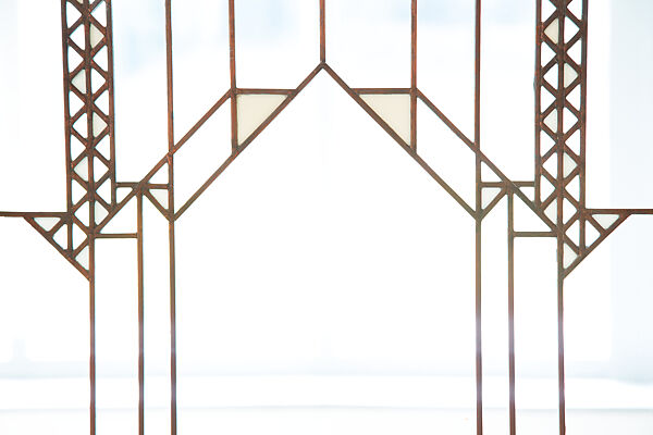 Living Room from the Francis W. Little House: Windows and paneling, Frank Lloyd Wright (American, Richland Center, Wisconsin 1867–1959 Phoenix, Arizona), Oak, leaded glass, American