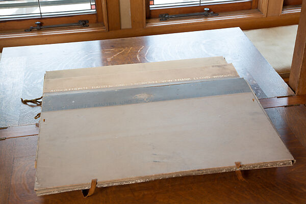 Living Room from the Francis W. Little House: Windows and paneling, Frank Lloyd Wright (American, Richland Center, Wisconsin 1867–1959 Phoenix, Arizona), Oak, leaded glass, American