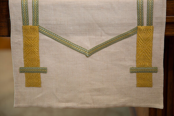 Living Room from the Francis W. Little House: Windows and paneling, Frank Lloyd Wright (American, Richland Center, Wisconsin 1867–1959 Phoenix, Arizona), Oak, leaded glass, American