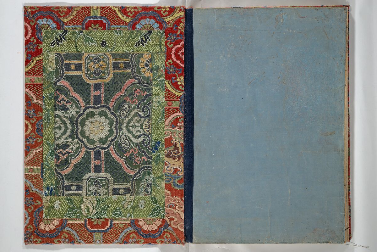 Picture Album of Landscapes by Yi Fujiu and Ike no Taiga (I Fukyū Ike no Taiga sansui gafu) 伊桴鳩池大雅山水画譜; 山水画譜(さんすいがふ), Nakagawa Tenju (Japanese, 1727–1795), Set of two woodblock-printed books bound as one volume; ink on paper, Japan