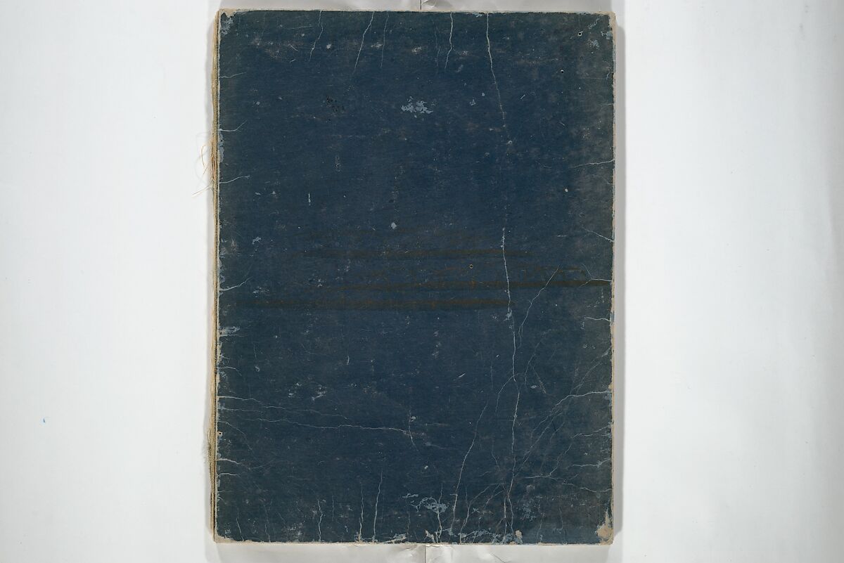 Moon-Mad Monk (Kyōgetsubō) 狂月坊, Kitagawa Utamaro 喜多川歌麿 (Japanese, ca. 1754–1806), Woodblock printed book; ink, color, and brass dust on paper, Japan