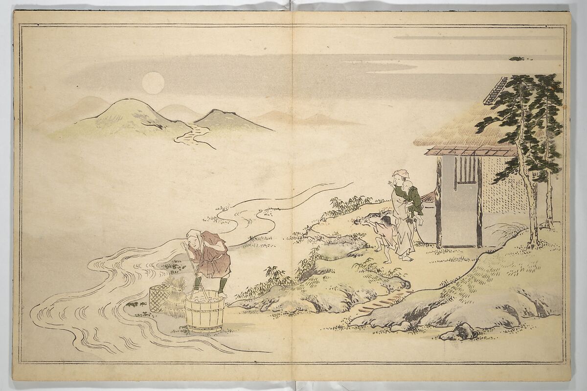 Kitagawa Utamaro 喜多川歌麿 - Moon-Mad Monk (Kyōgetsubō) 狂月坊