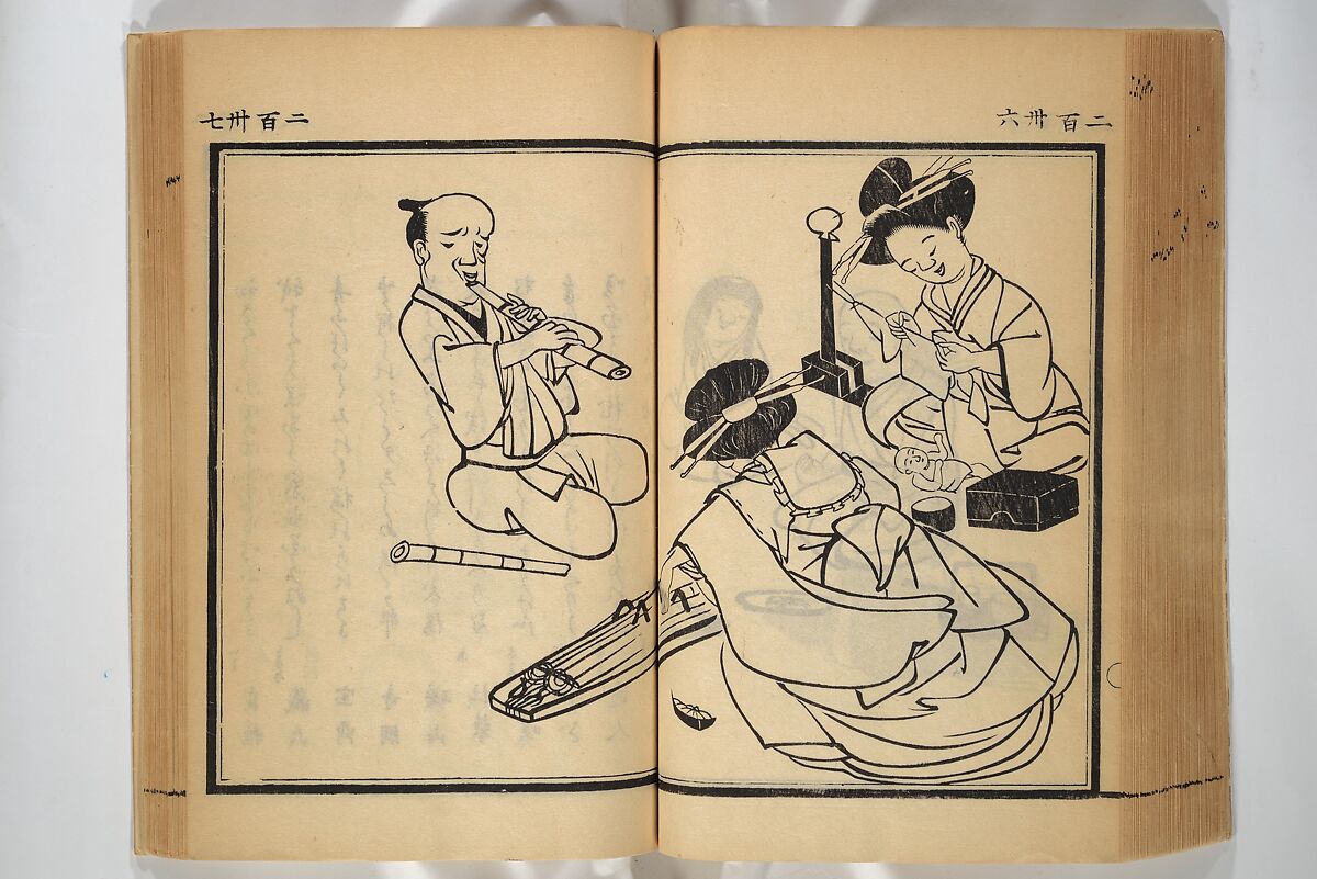 Compendium on Osaka Publications (A Book of Reproductions of Osaka Prints and Text), Unidentified artist Japanese, after various Osaka artists, Woodblock printed book; ink on paper, Japan