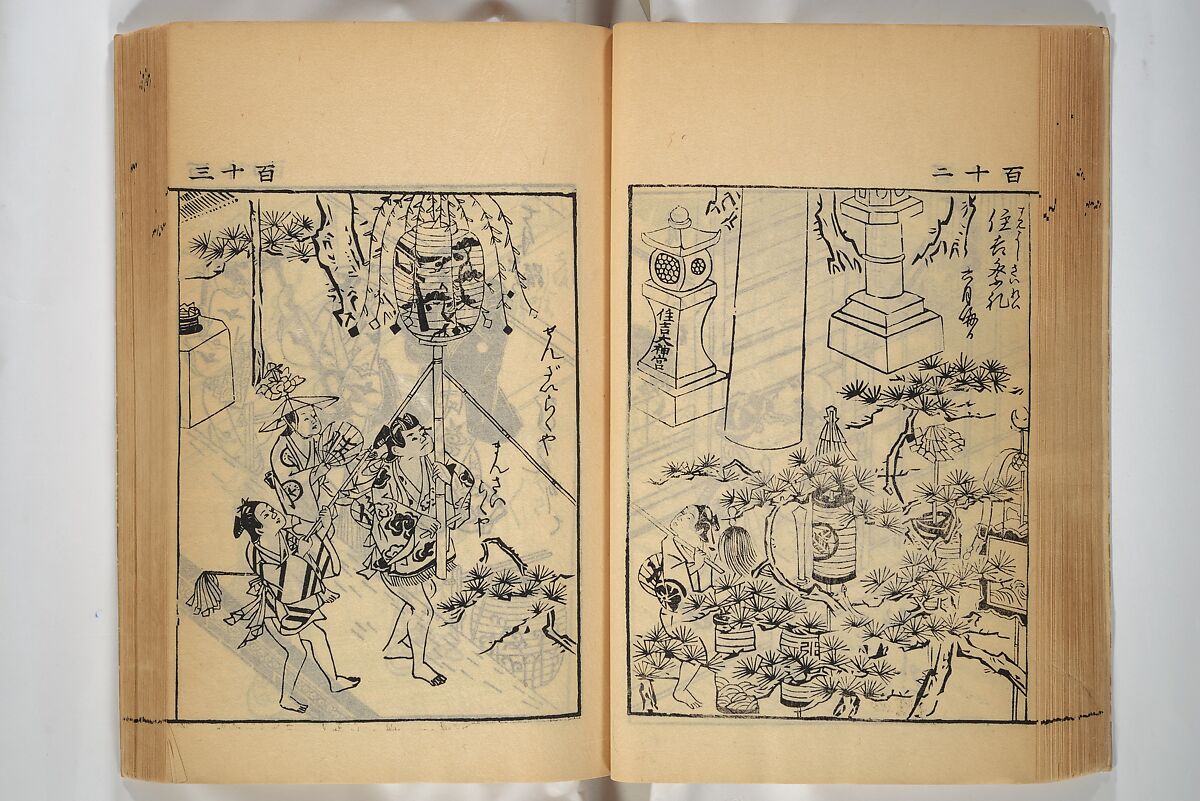 Compendium on Osaka Publications (A Book of Reproductions of Osaka Prints and Text), Unidentified artist Japanese, after various Osaka artists, Woodblock printed book; ink on paper, Japan