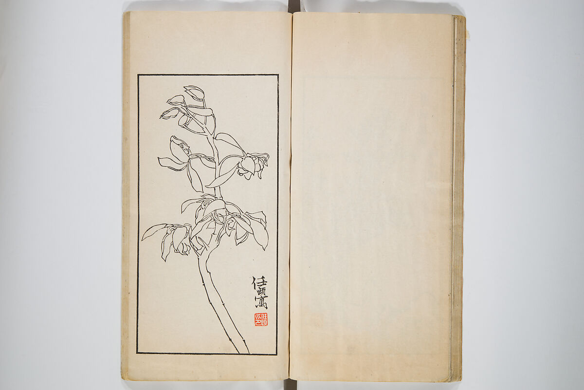An Album of the Collection Belonging to Kochōshusai (The Courtesy Name of the Given Collector) (Kochōshusai shozō gassatsu) 蝴蜨秋斎所蔵畫冊, Unidentified artists Japanese, Set of two woodblock printed books bound as one volume; ink on paper, Japan