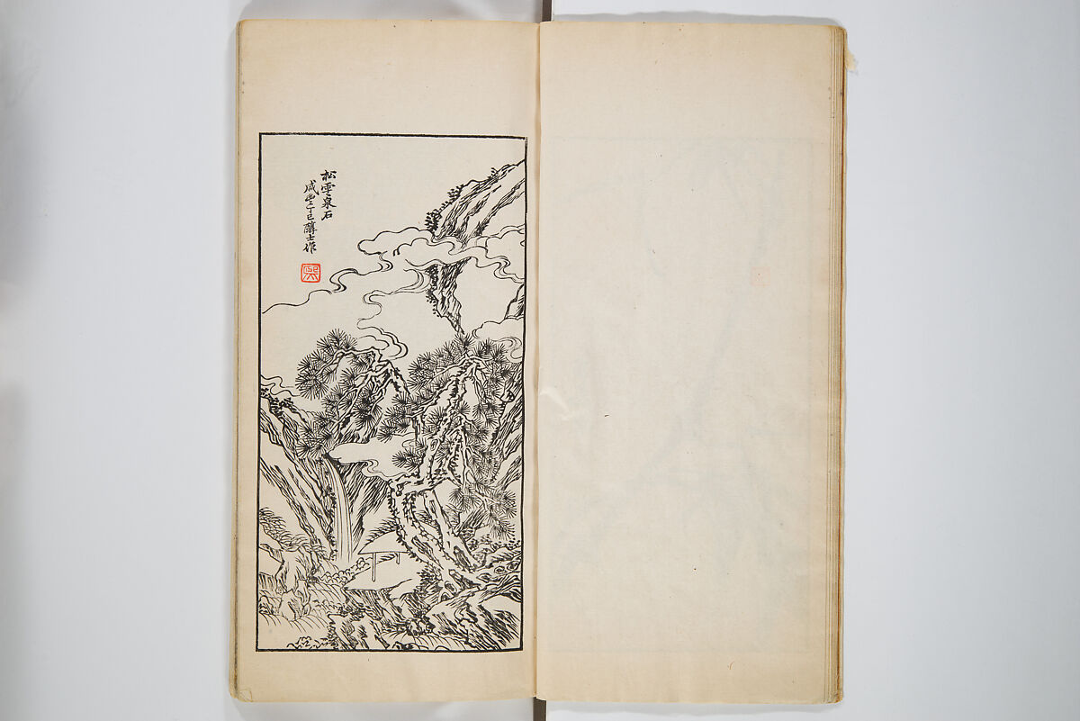 An Album of the Collection Belonging to Kochōshusai (The Courtesy Name of the Given Collector) (Kochōshusai shozō gassatsu) 蝴蜨秋斎所蔵畫冊, Unidentified artists Japanese, Set of two woodblock printed books bound as one volume; ink on paper, Japan