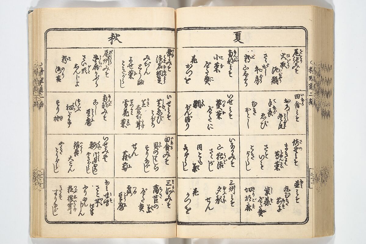 Handbook of Fashionable Cuisine for the Epicures of Edo (Edo ryūkō ryōri tsū taizen) 江戸流行料理通大全; 料理通初編&二編, Kuwagata Keisai 鍬形蕙斎 (Japanese, 1764–1824), Woodblock printed book; ink on paper, Japan