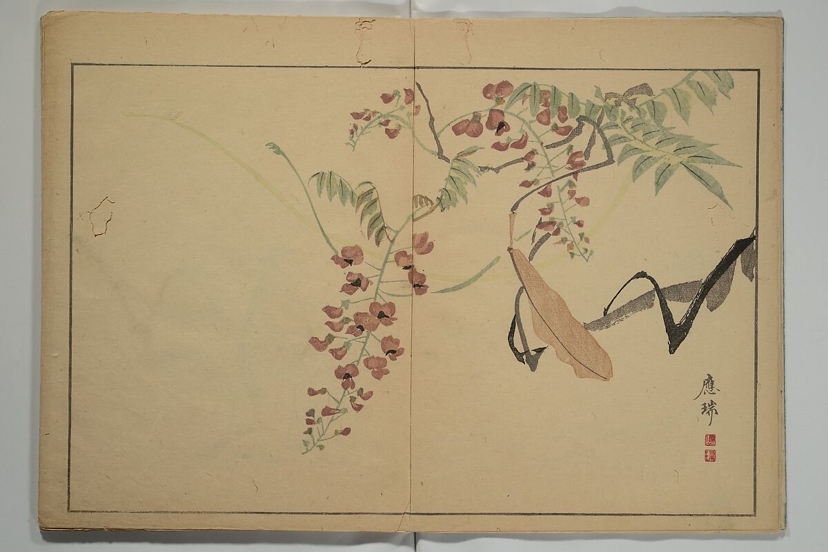 A Garden of Pictures by Kyoto Artists (Keijō gaen) 京城画苑, Shiba Kōkan 司馬江漢 (Japanese, 1747–1818), Woodblock printed book; ink and color on paper, Japan