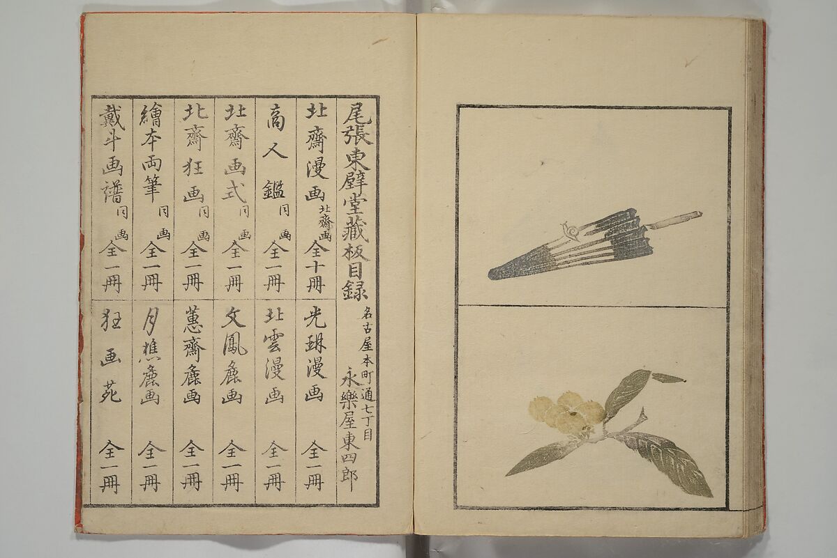 Vol. 1 of 5, Various Pictures by Keisai (Keisai soga) 蕙斎麁画; 讃科画圖蕙齋麁画(さんか がず けいさい そうが), Kuwagata Keisai 鍬形蕙斎 (Japanese, 1764–1824), Woodblock printed book; ink and color on paper, Japan