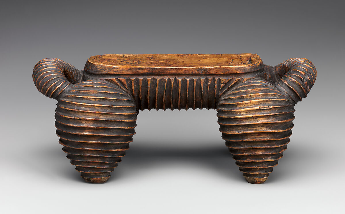 Zoomorphic headrest, Circle of "Unobadula" (active mid–late 19th century, KwaZulu-Natal, South Africa), Wood, Nguni peoples