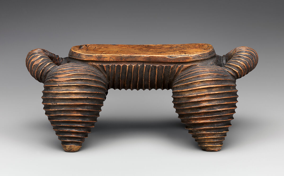 Zoomorphic headrest, Circle of "Unobadula" (active mid–late 19th century, KwaZulu-Natal, South Africa), Wood, Nguni peoples